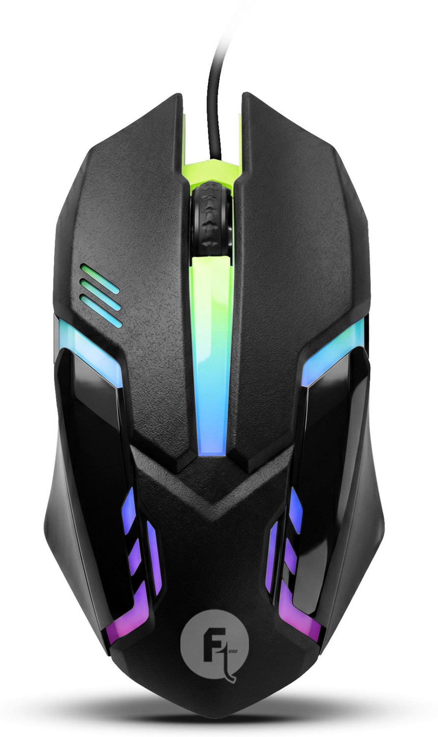 Image of Frontech Wired USB Mouse | 3 Handy Buttons | Scroll Wheel 1200 DPI | MS-0103 Wired Ambidextrous Optical Mouse (USB 2.0, Grey)