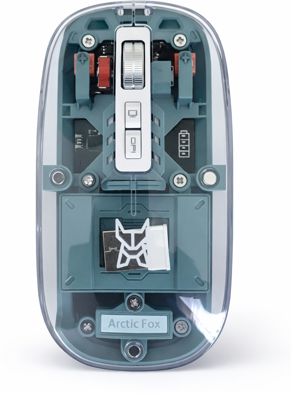Image of Arctic Fox 2.4 Ambidextrous Optical Mouse (Bluetooth, Type C, 2.4GHz Wireless, Transferrnt)