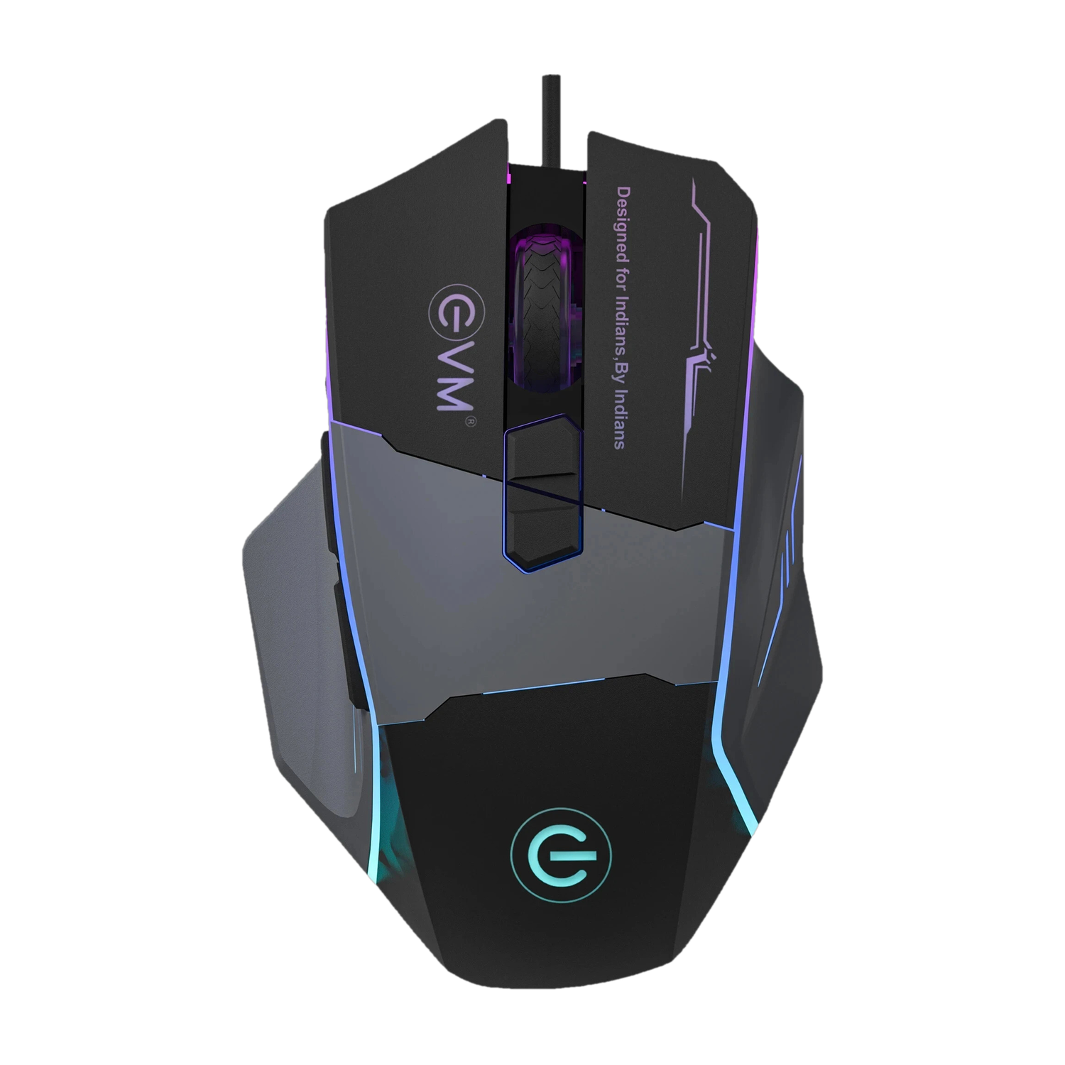 EVM M06087 Wired Ambidextrous Optical Gaming Mouse - Image 1