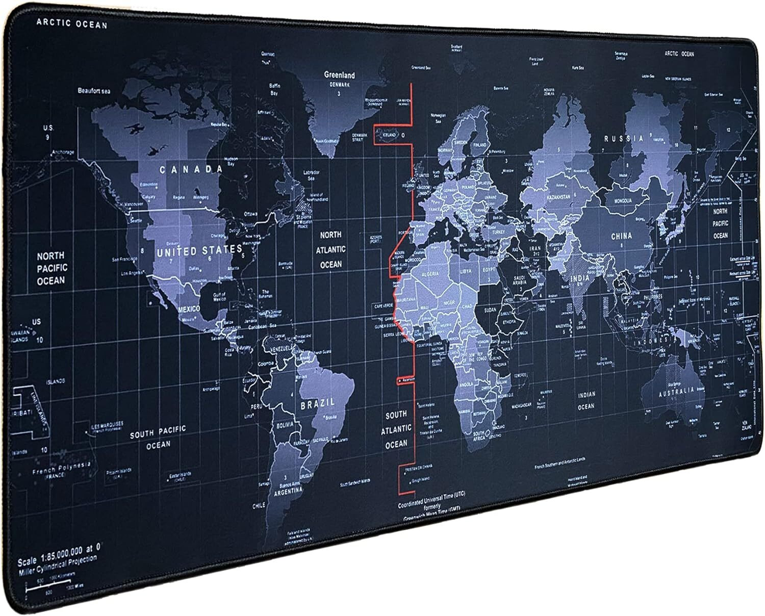 Image of STORITE 5mm Thickness Extra Large Size (1200x600mm) Speed Type Extended Gaming Desk Pad Non Slip Base Mousepad (Black)