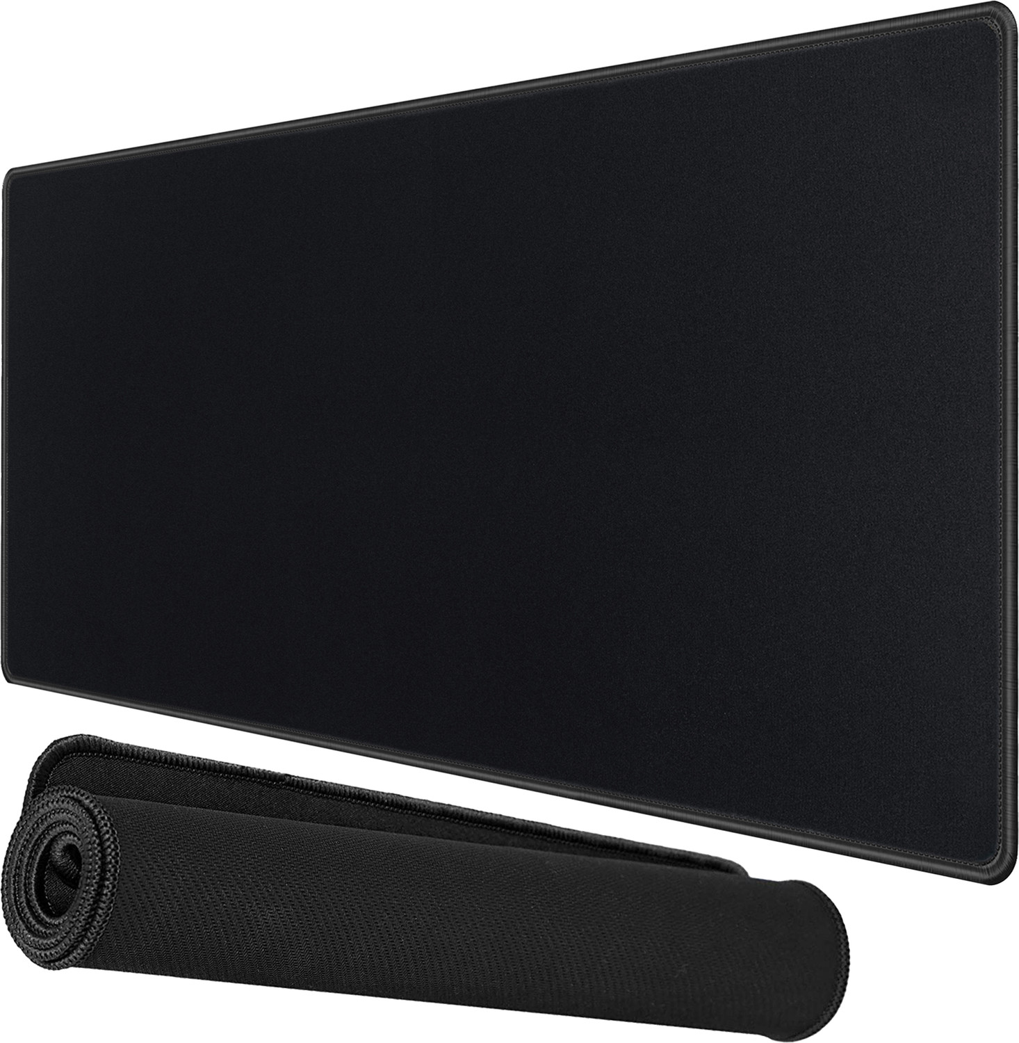 Image of STORITE 5mm Thickness Extra Large Size (1200x600mm) Speed Type Extended Gaming Desk Pad Non Slip Base Mousepad (Black)