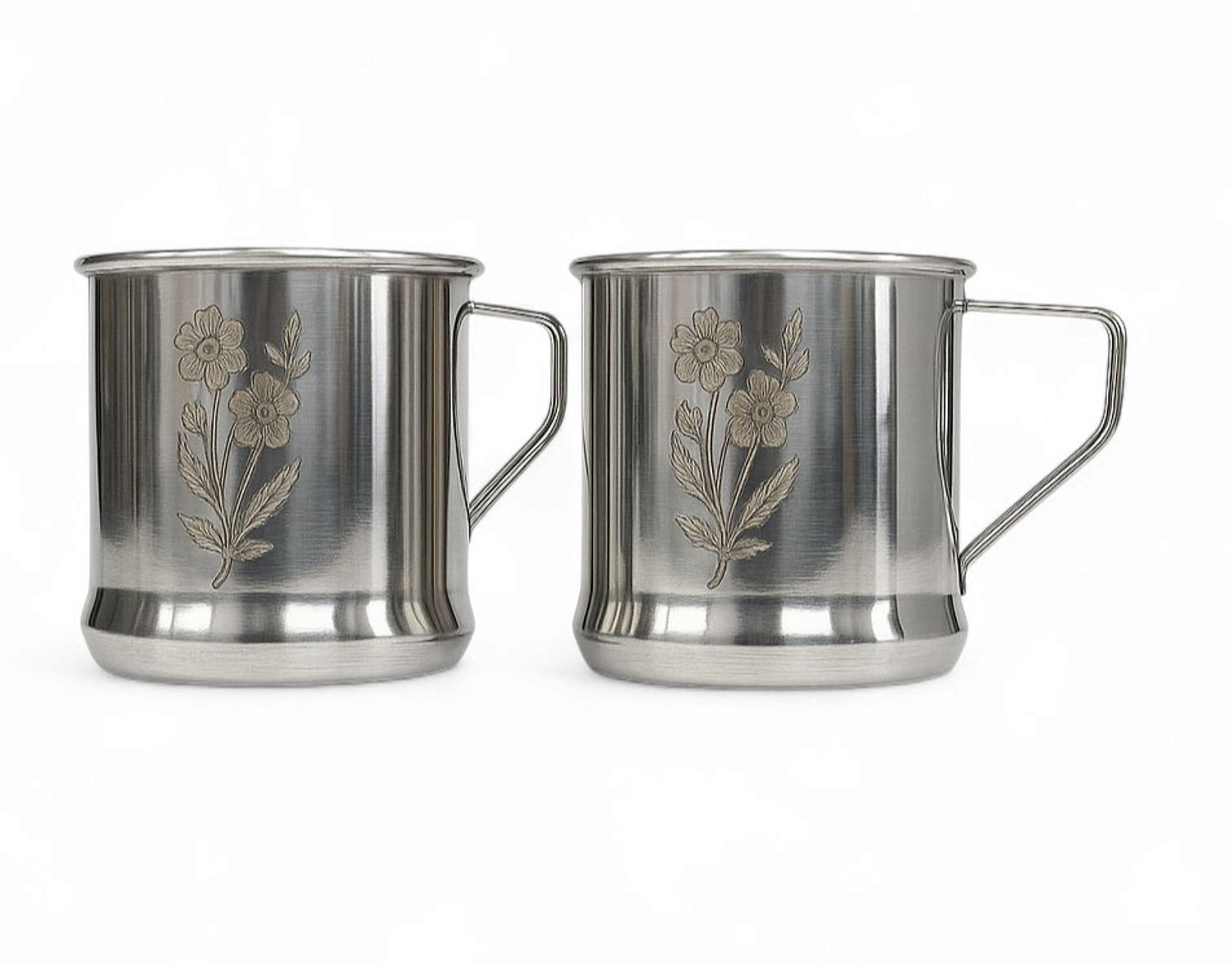 Image of Kitchen X Stainless Steel mug pack of 6, 700ml Stainless Steel Coffee Mug (700 ml, Pack of 6)