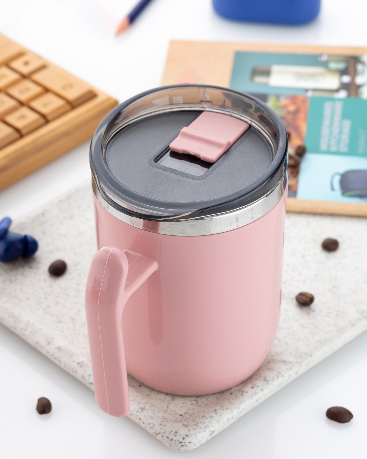 Image of MILTON Cosmic 500 ml Thermosteel Stainless Steel Coffee Mug (500 ml)