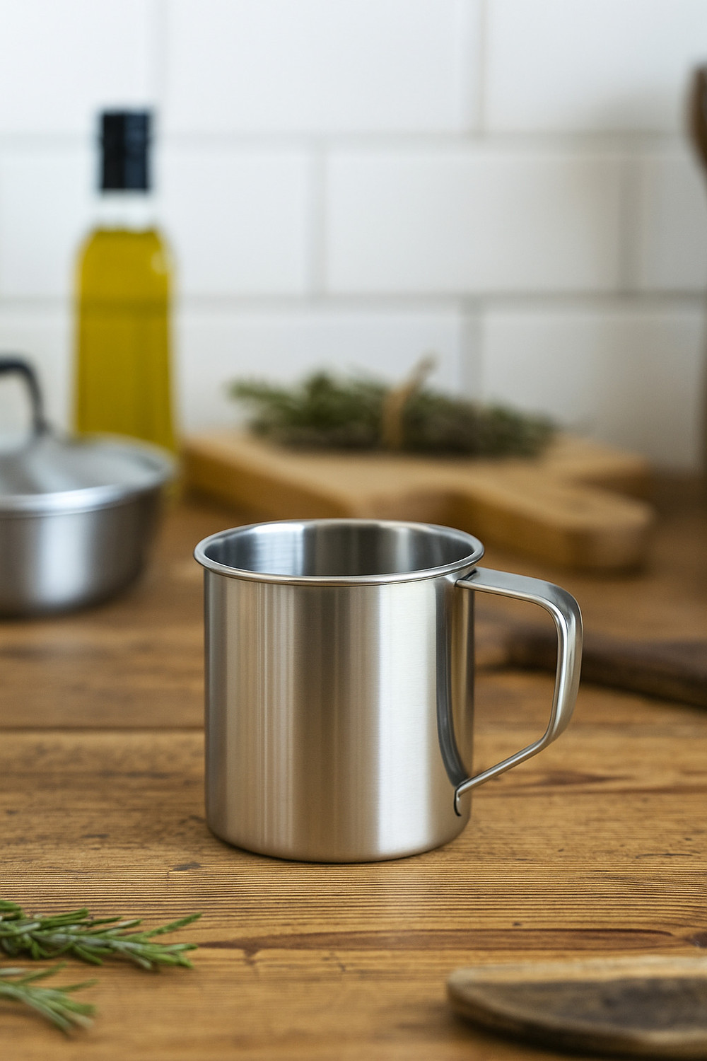 Image of Kitchen X Stainless Steel mug pack of 6, 700ml Stainless Steel Coffee Mug (700 ml, Pack of 6)