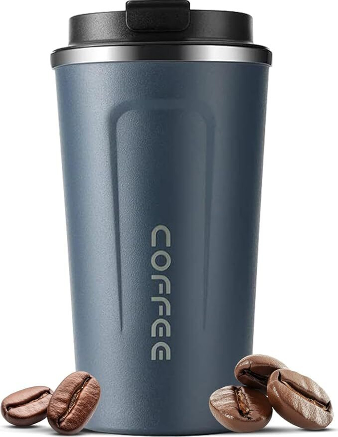 Image of luxoramarts Double Insulated Hot & Cold Drink Leakproof with Handle & Reusable Straw Sipper Stainless Steel Tumbler (1200 ml)