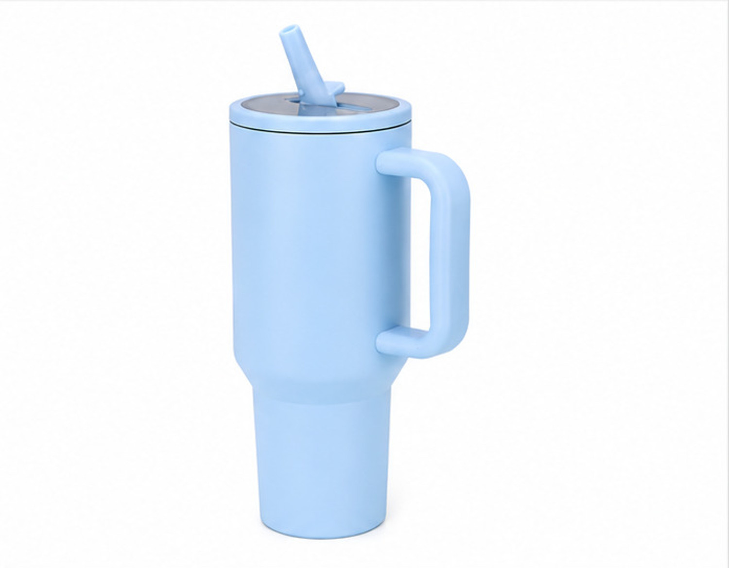 Image of Future shop Stainless Steel Insulated Travel Tumbler with Handle, Straw & Leak-Resistant Lid Stainless Steel Tumbler (1200 ml)