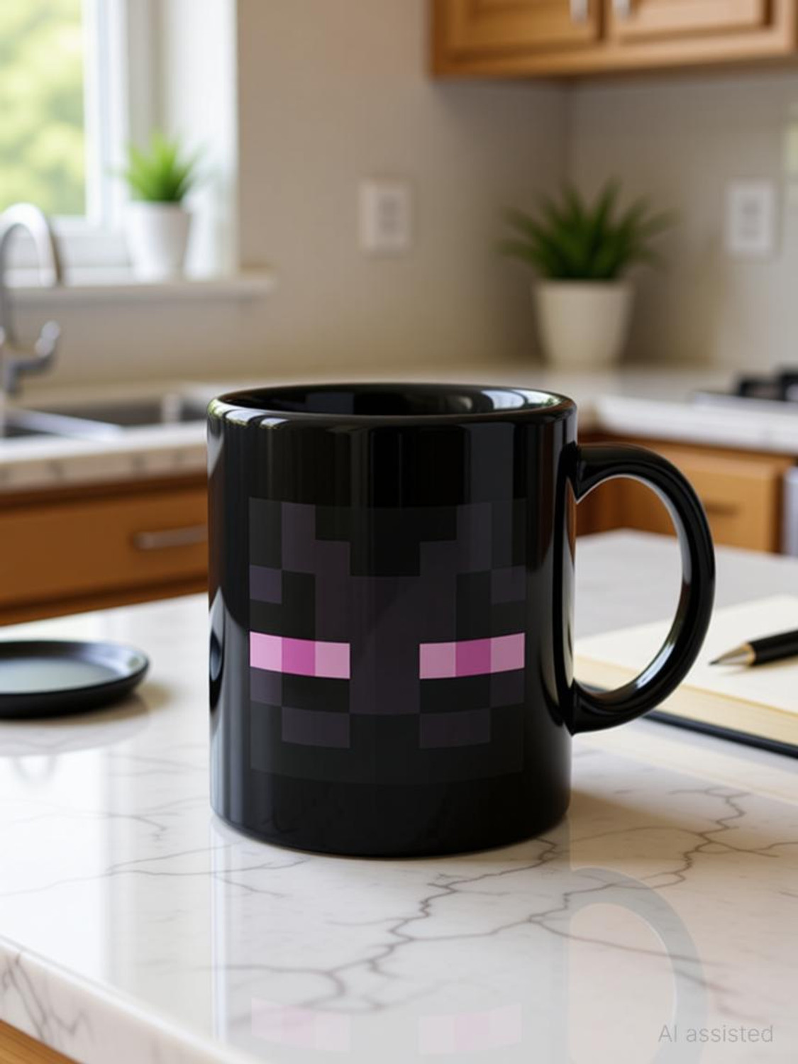 craft maniacs Minecraft Black Cat Mug 330 ml - Image 6