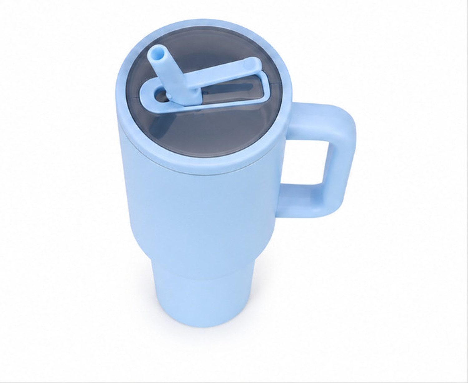 Image of Future shop Stainless Steel Insulated Travel Tumbler with Handle, Straw & Leak-Resistant Lid Stainless Steel Tumbler (1200 ml)