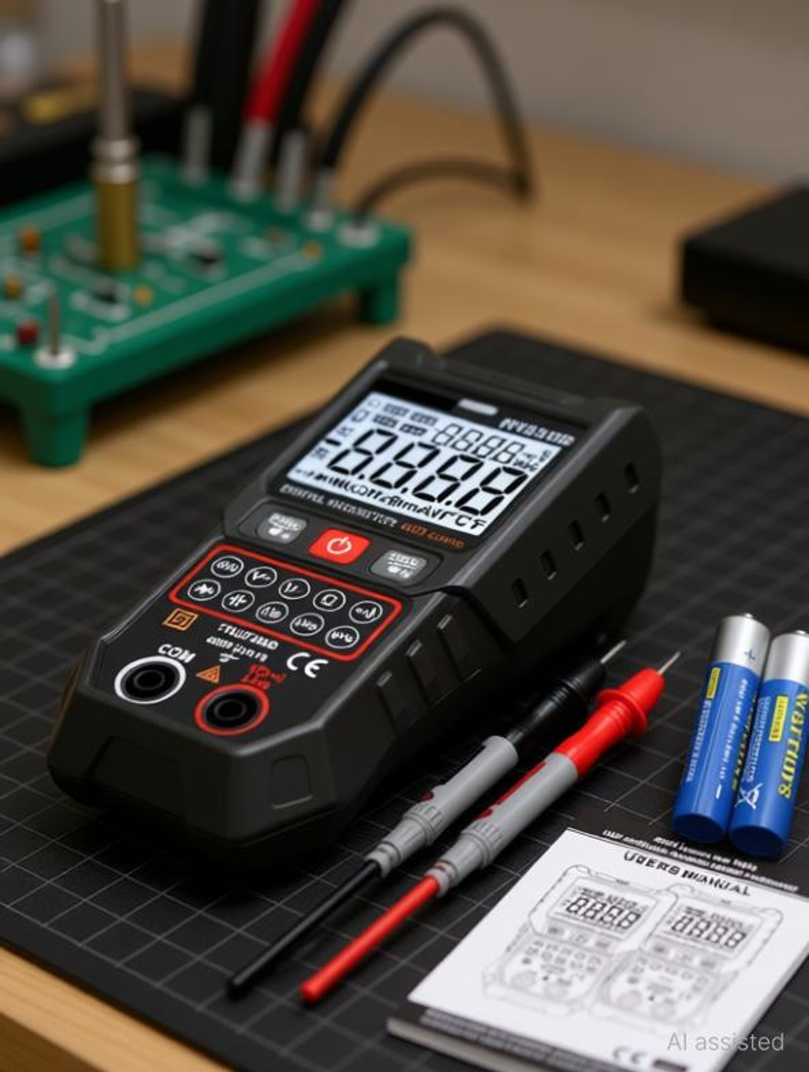 Image of Zotek ZT-102A Digital Multimeter (Black 6000 Counts)