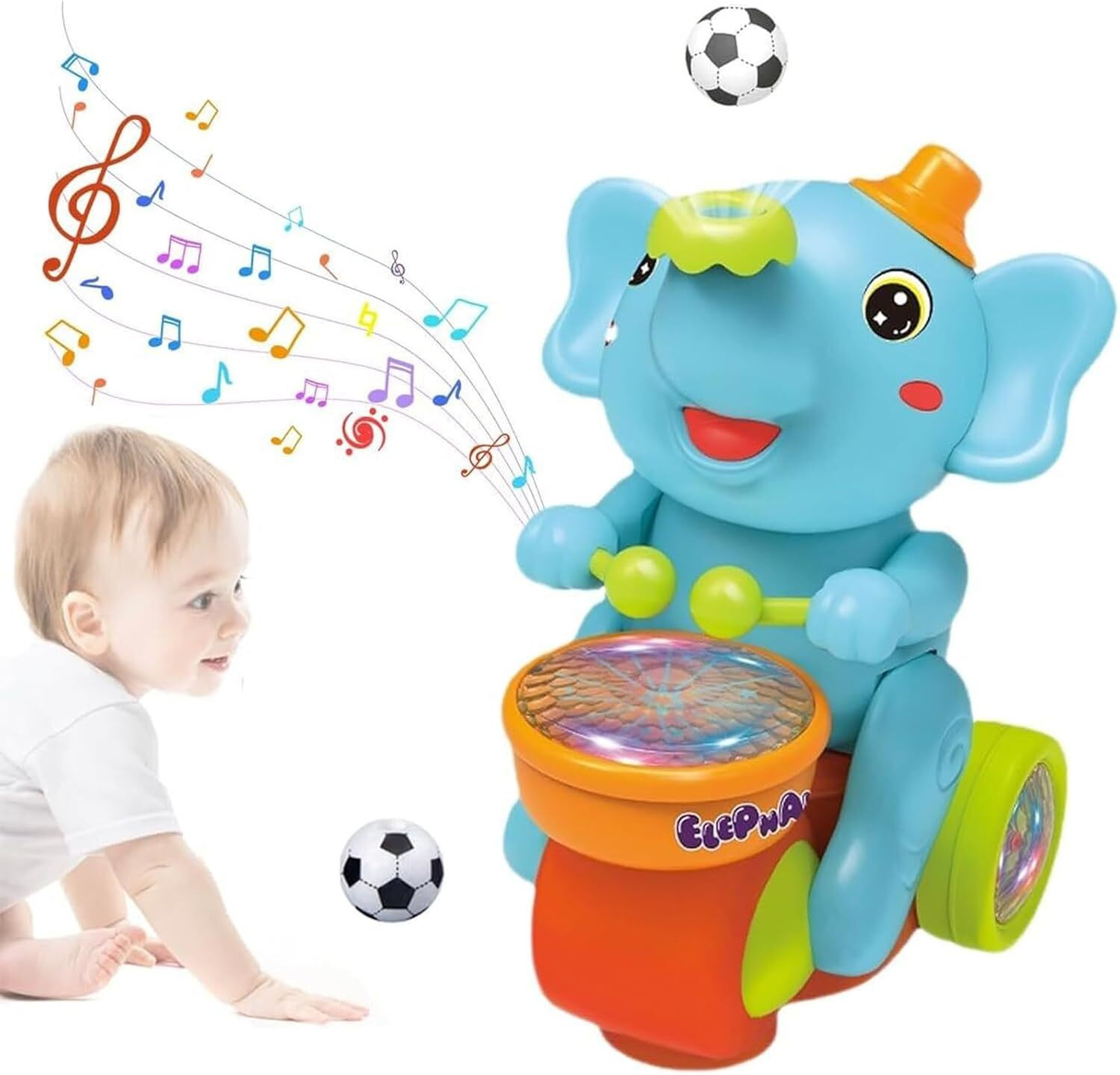 Image of Suvoria Elephant Musician 25 (Blue)