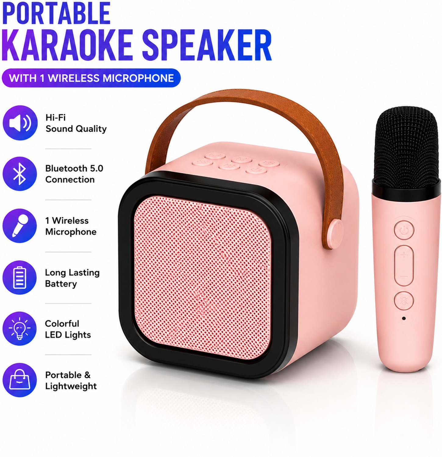 Image of Bhawani enterprise Karaoke Portable speaker (Brown)