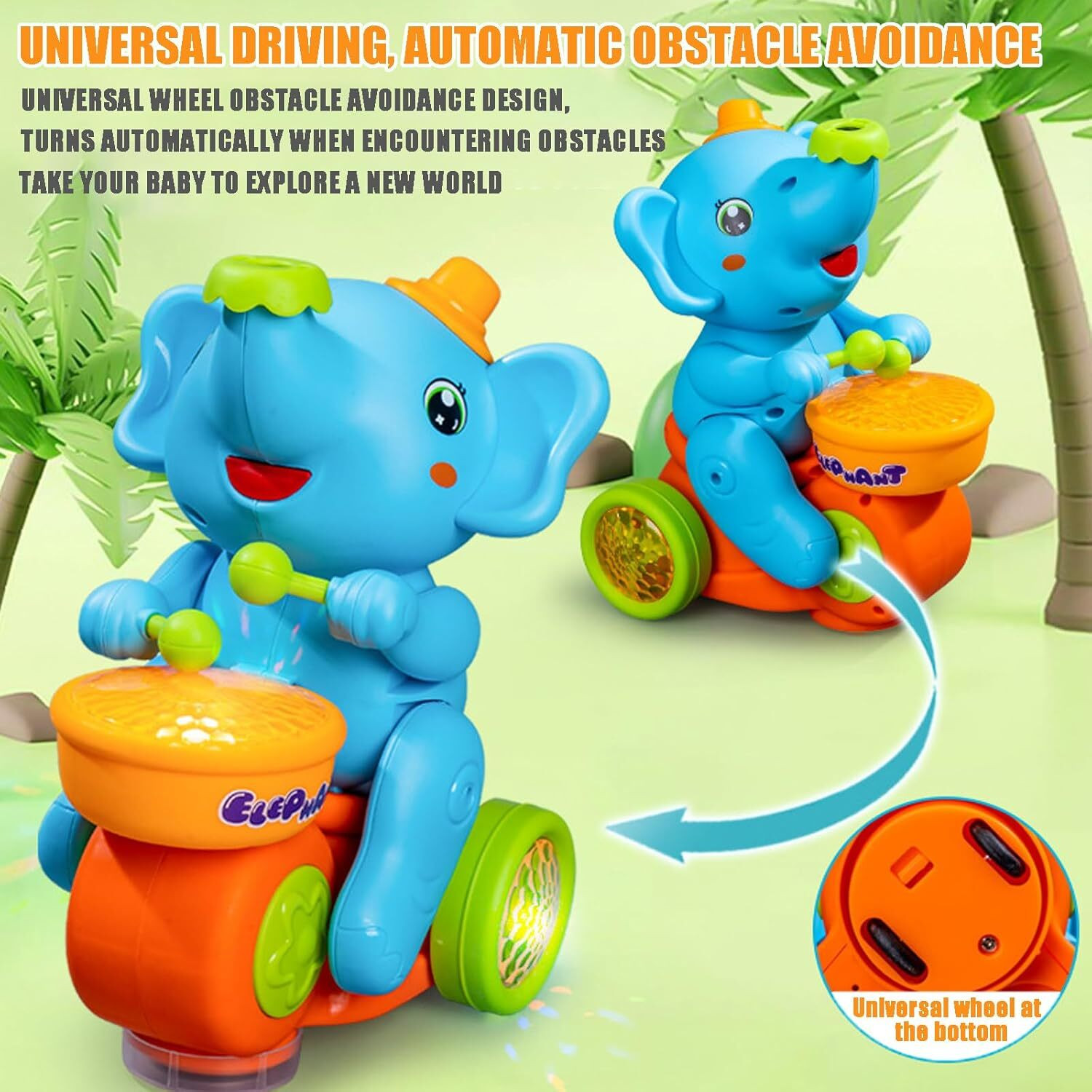Image of Suvoria Elephant Musician 25 (Blue)