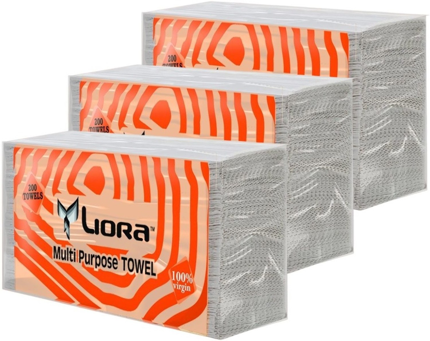 Image of Liora Ultra-Soft Premium Tissue Paper Napkins | 1 Ply | 100 Pulls | Pack Of 1 | White Paper Napkins