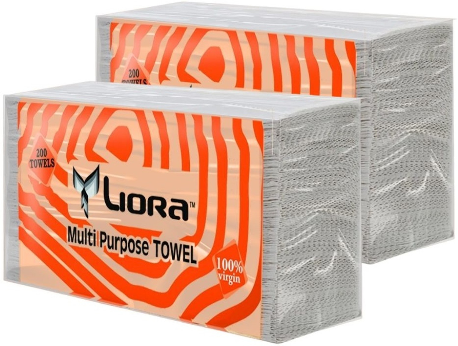 Image of Liora Ultra-Soft Premium Tissue Paper Napkins | 1 Ply | 100 Pulls | Pack Of 1 | White Paper Napkins