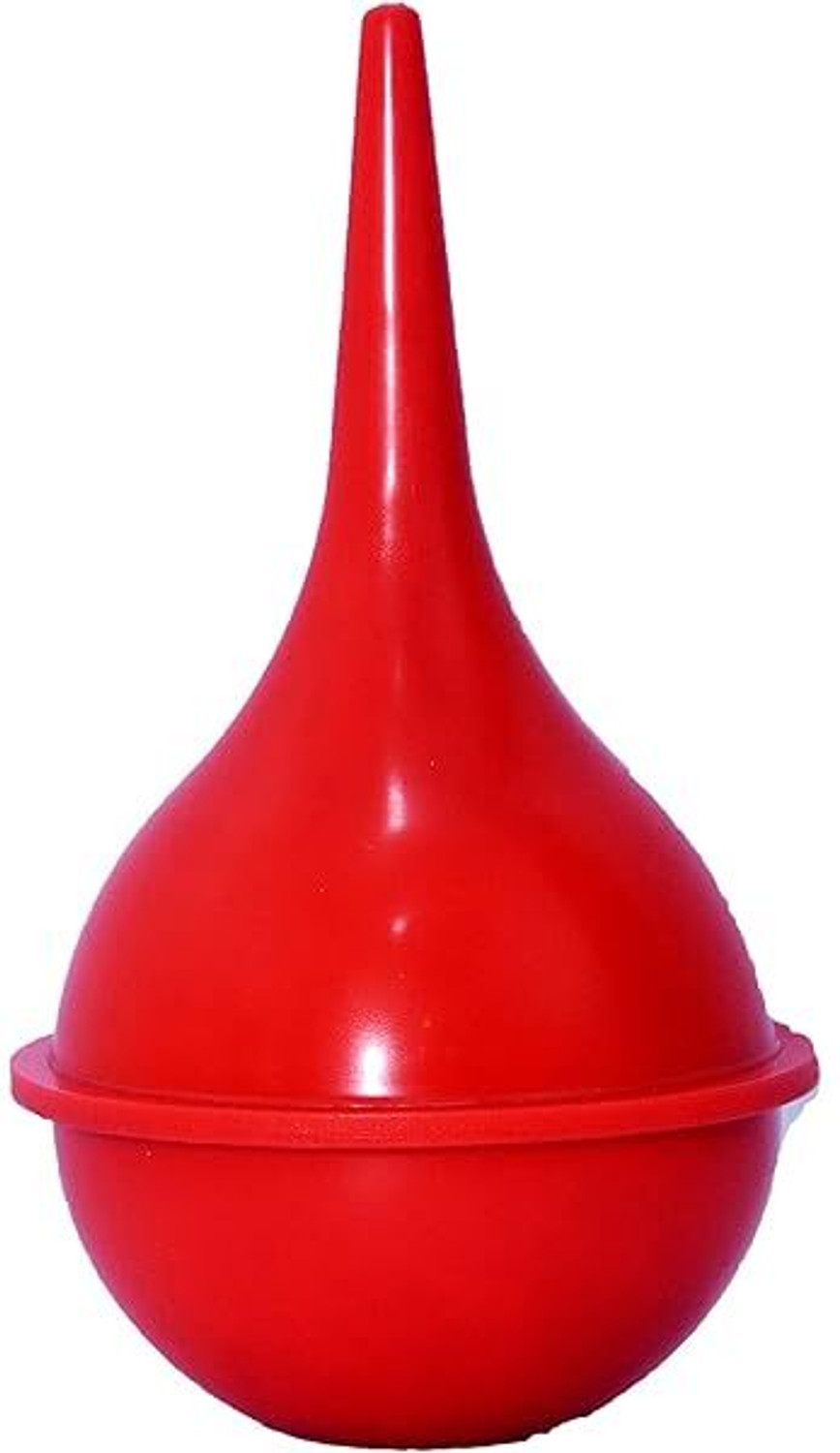 Image of MEDIGROW Nasal Aspirator, Nose Cleaner for Baby to Remove Excess Mucus from Nose M-3 Manual Nasal Aspirator (Red)