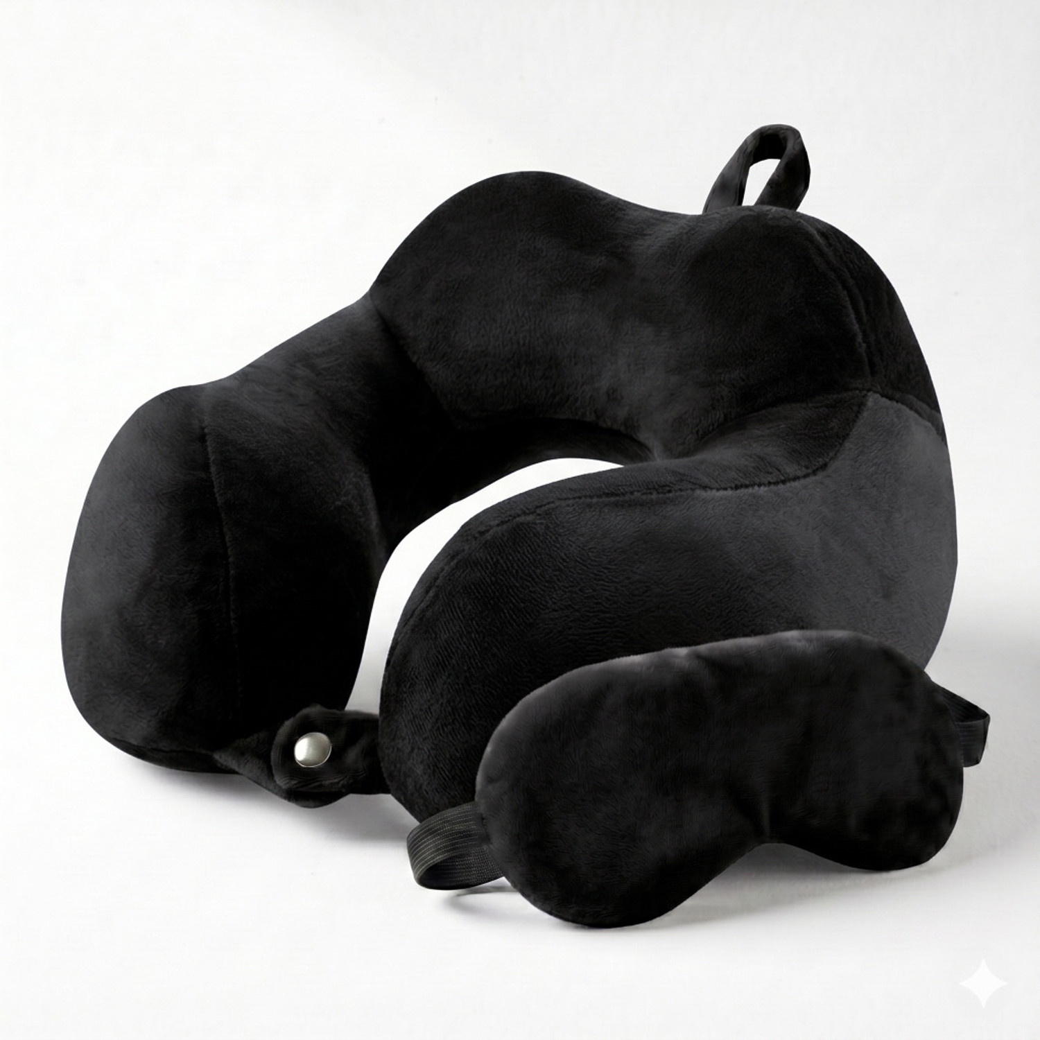 Image of Cozi Cloud Adjustable Travel Neck Pillow Neck Pillow (Black)