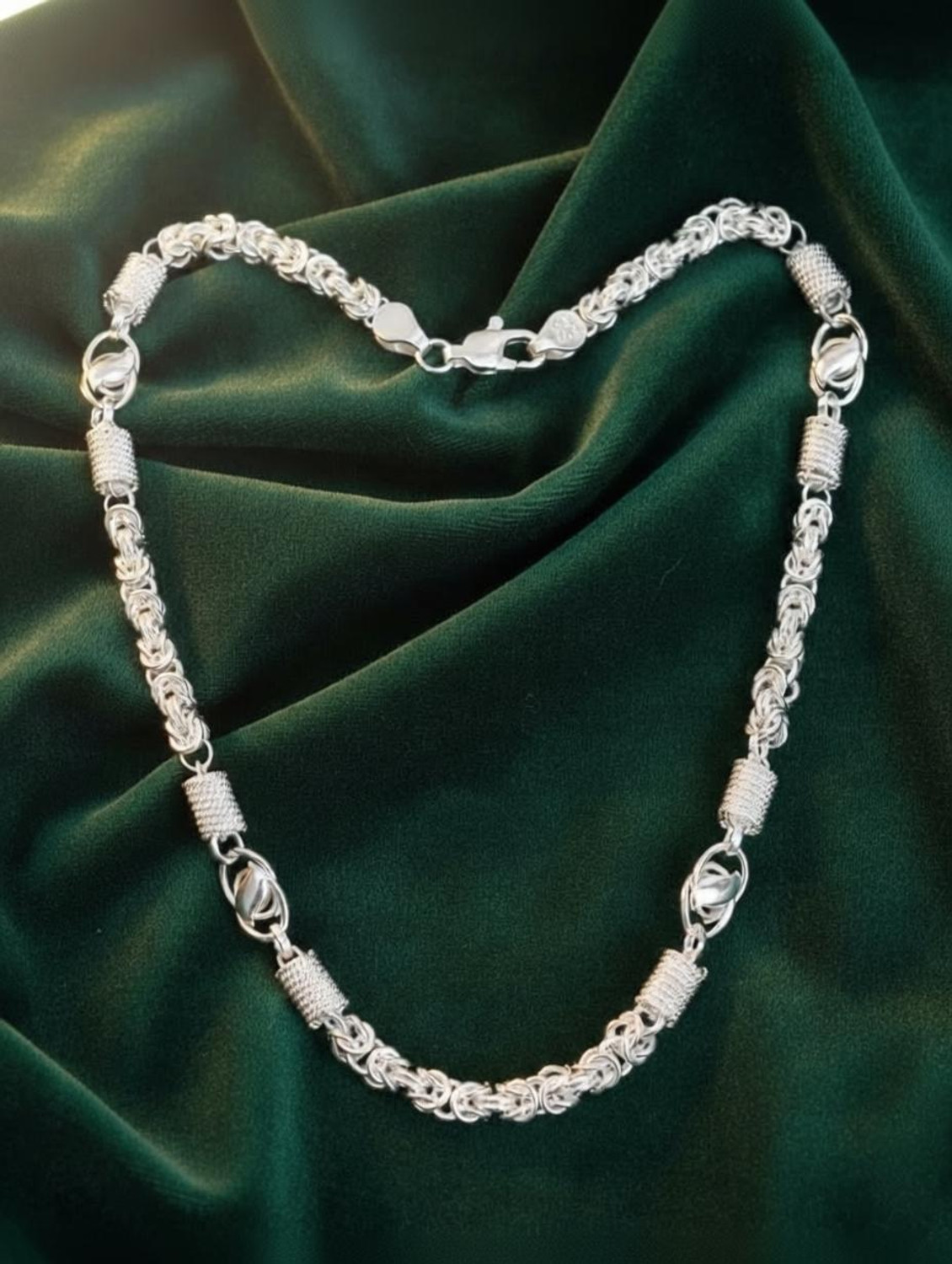 Gvlv Silver Plated Fashion Chain for Men - Image 1