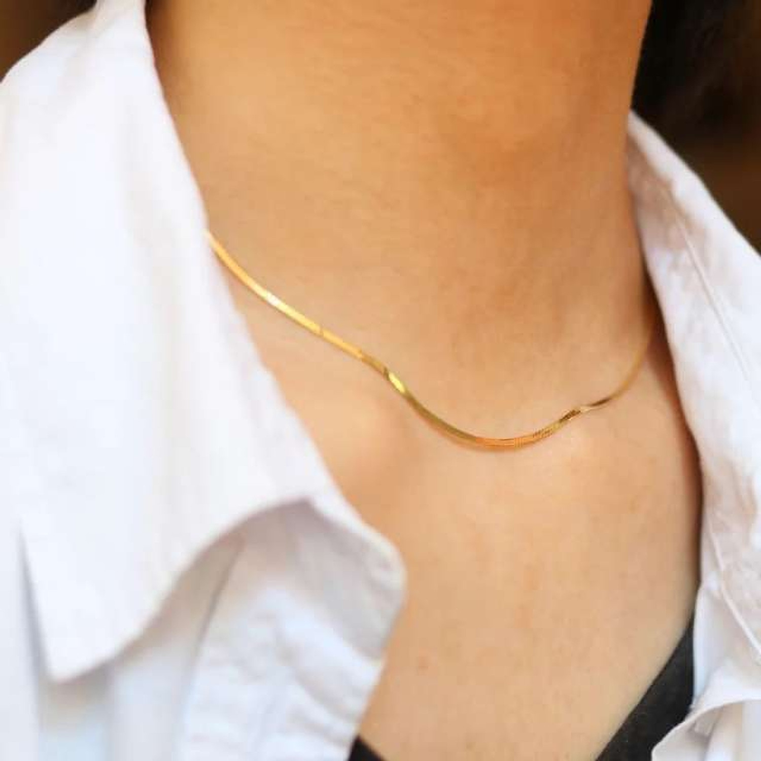 EIT Collection Snake Chain Gold Silver Plated - Image 1