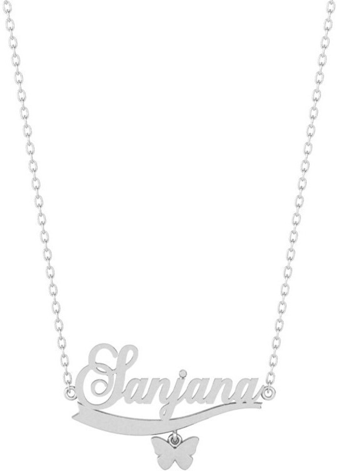 KIORAH Personalised Sanjana Rose Gold Necklace - Image 5