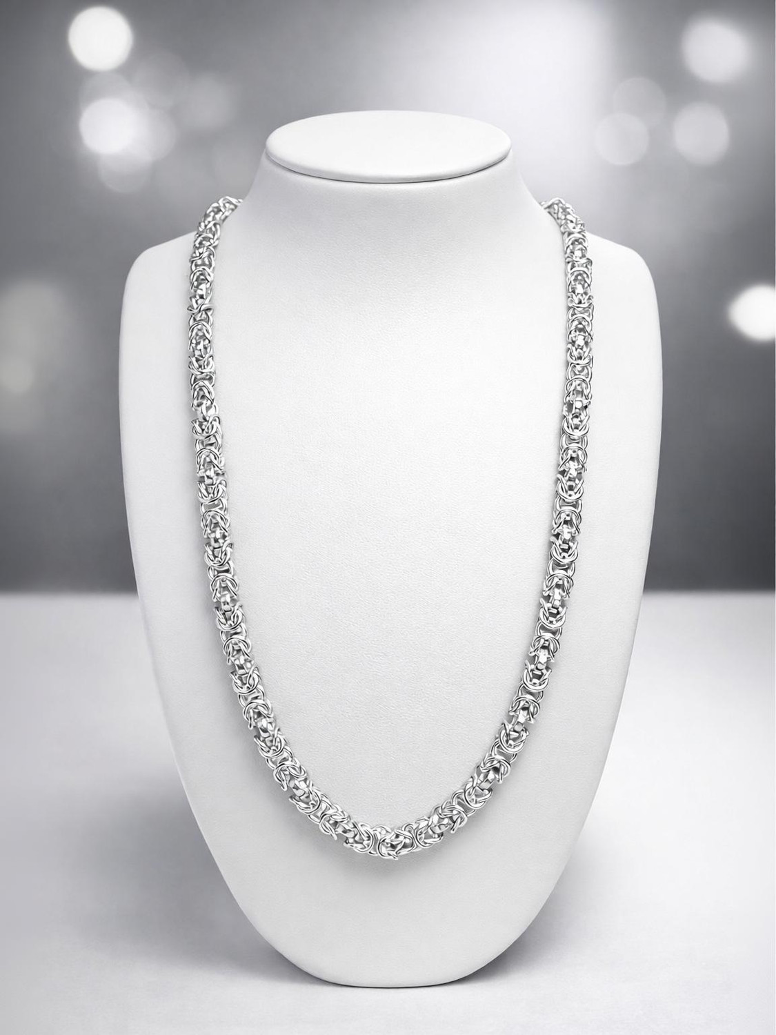 VEDARTHi Silver Plated Alloy Chain - Image 1