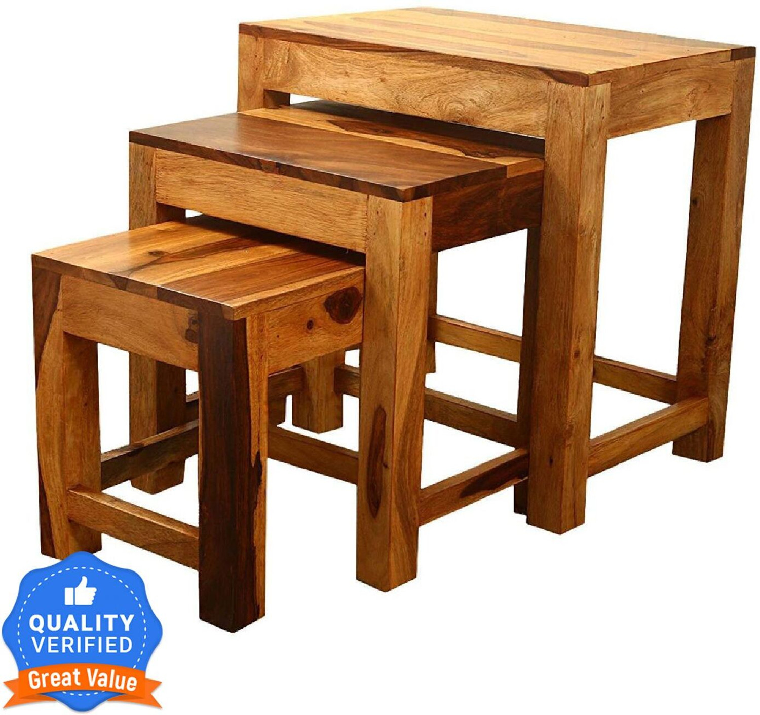 Image of RSHandicrafts Engineered Wood Coffee Table (Finish Color - natural, DIY(Do-It-Yourself))