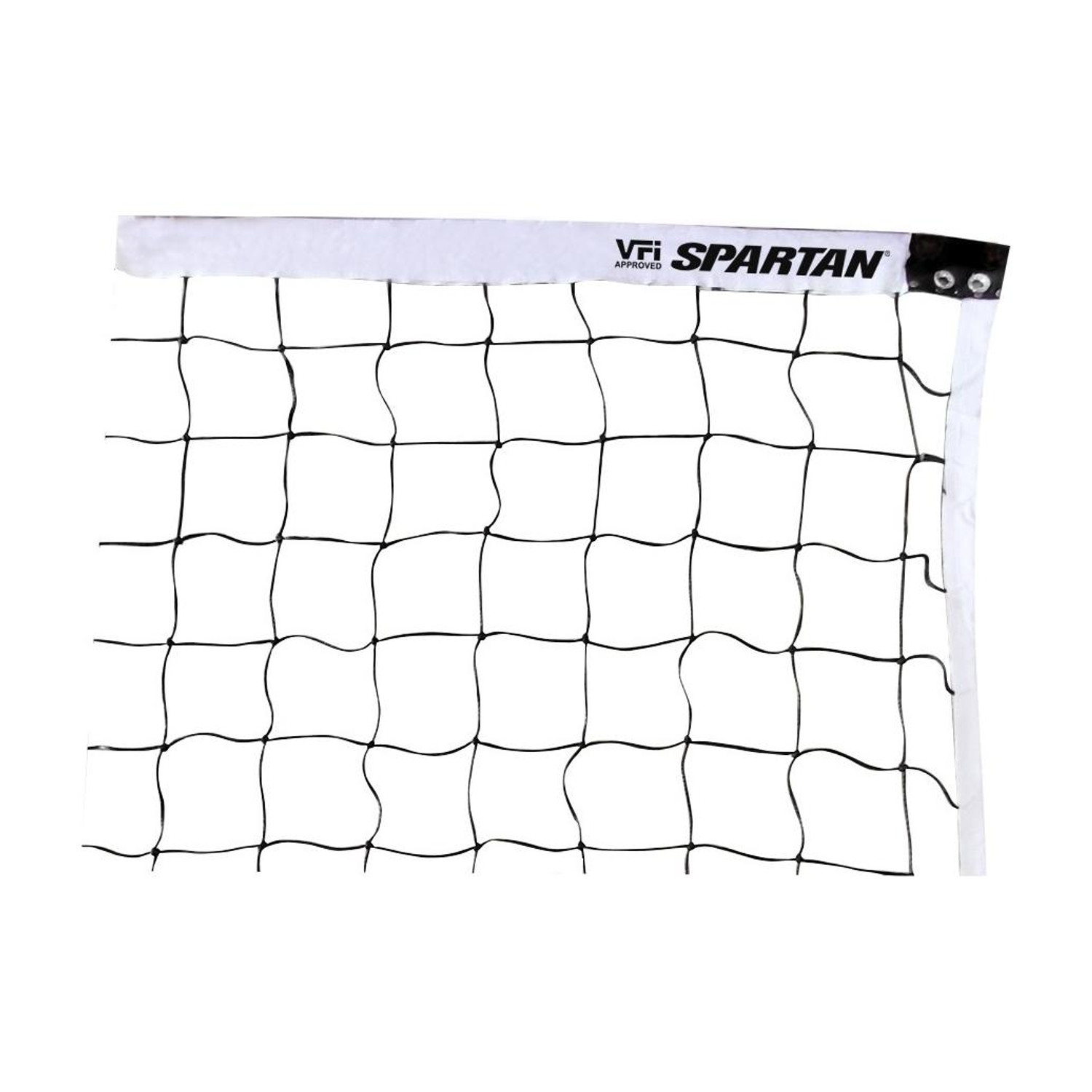 Spartan Top Nylon 4 side Tatron tape Approved By VFI Volleyball Net (Black) - Image 1