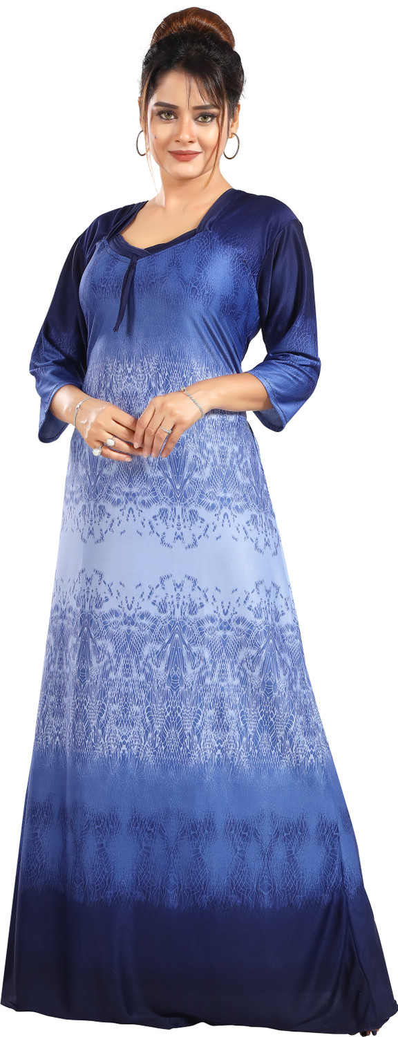 Image of capasino Women Nighty (Dark Blue)