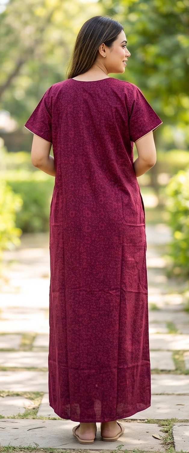 Image of RS Women Nighty (Maroon)