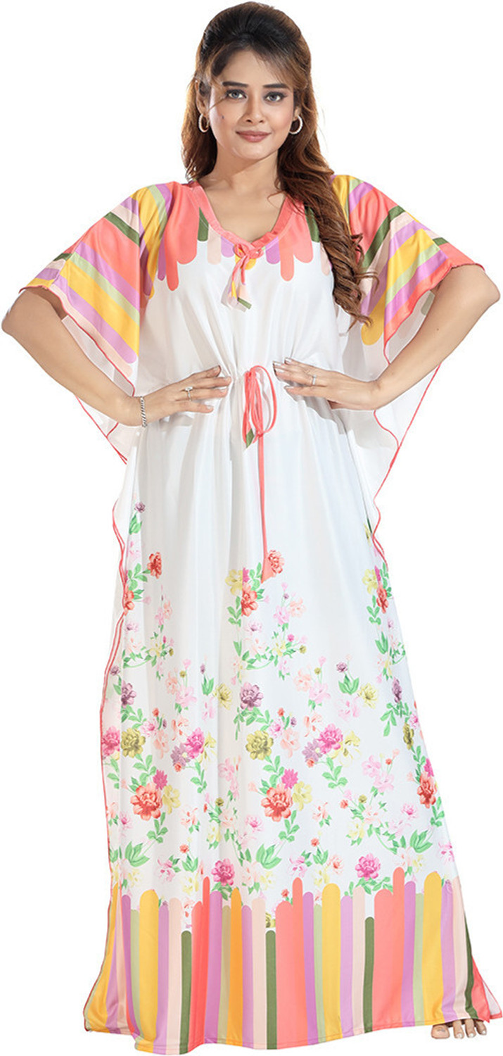 Image of Gutthi Women Maternity /Nursing Nighty (Purple)