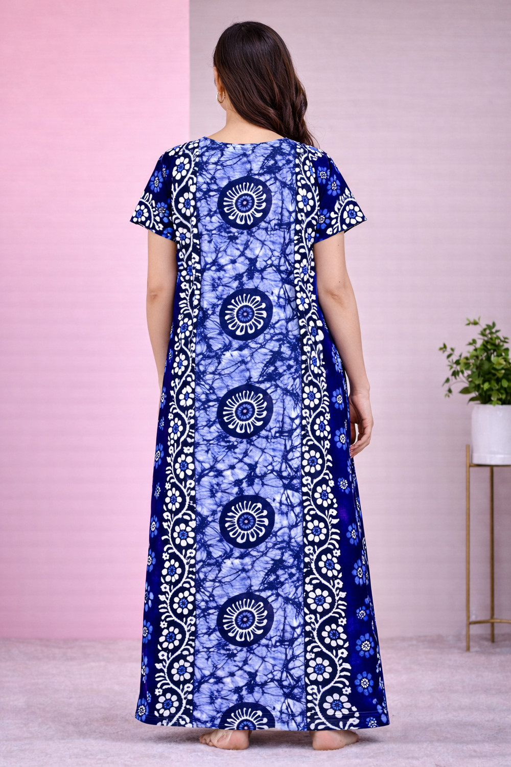 Image of HumaKart Pack of 2 Women Nighty (Multicolor)