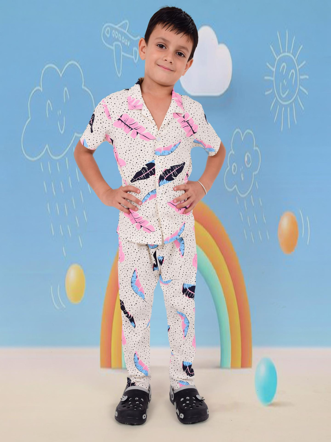 3BROS Boys Printed Multicolor Night Suit Set Price in India - Buy 3BROS Boys Printed Multicolor Night Suit Set at Flipkart.com Night Suit Set