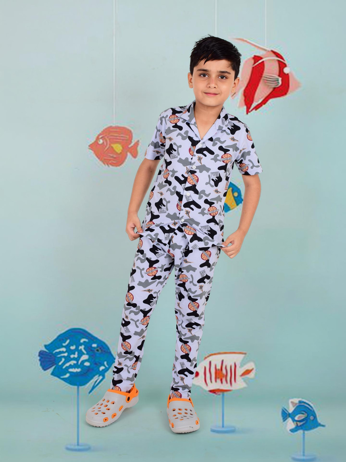 3BROS Boys Printed Purple, Black Night Suit Set Price in India - Buy 3BROS Boys Printed Purple, Black Night Suit Set at Flipkart.com Night Suit Set