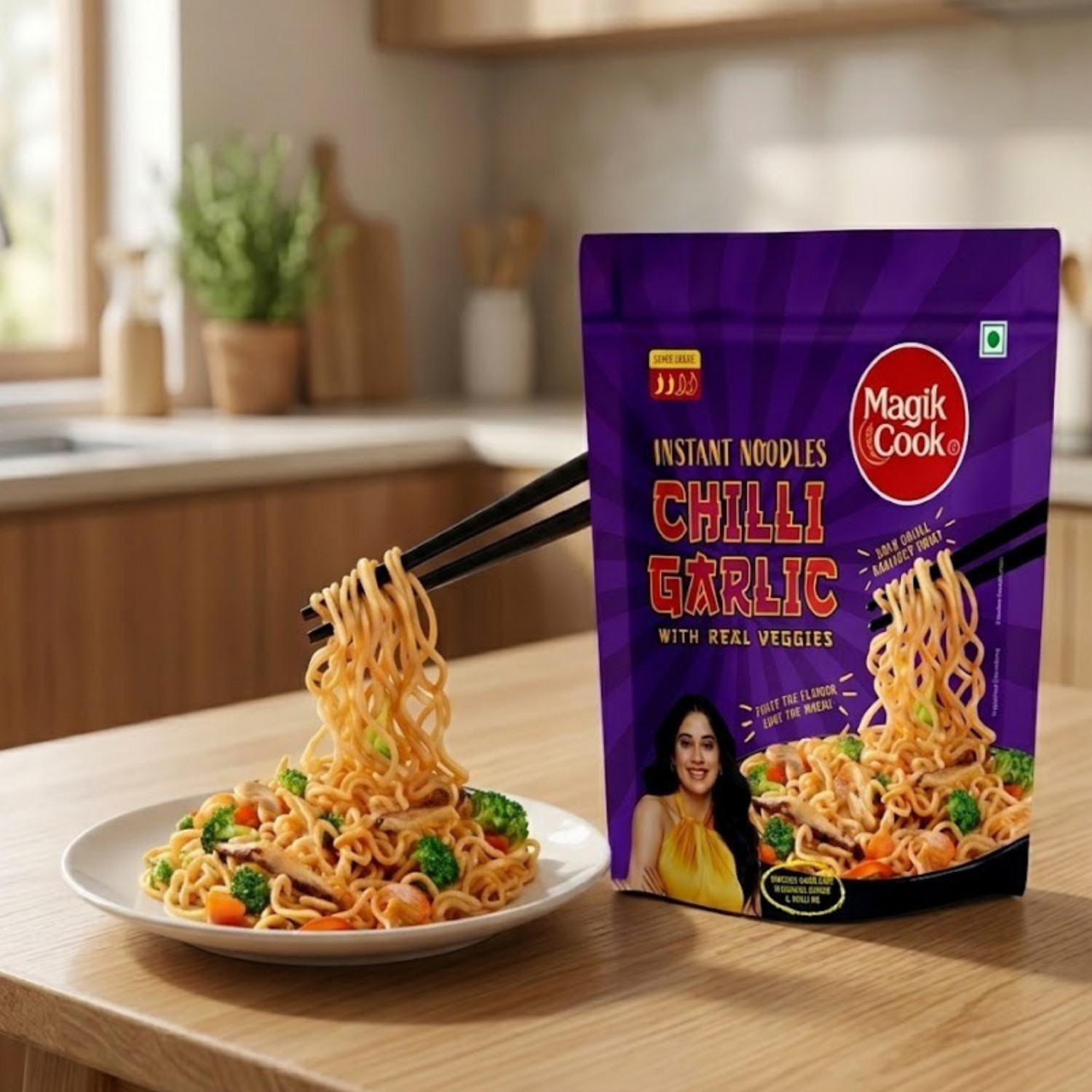 Image of MasterChow Soba Noodles (Pack of 2) Instant Noodles (2 x 300 g)
