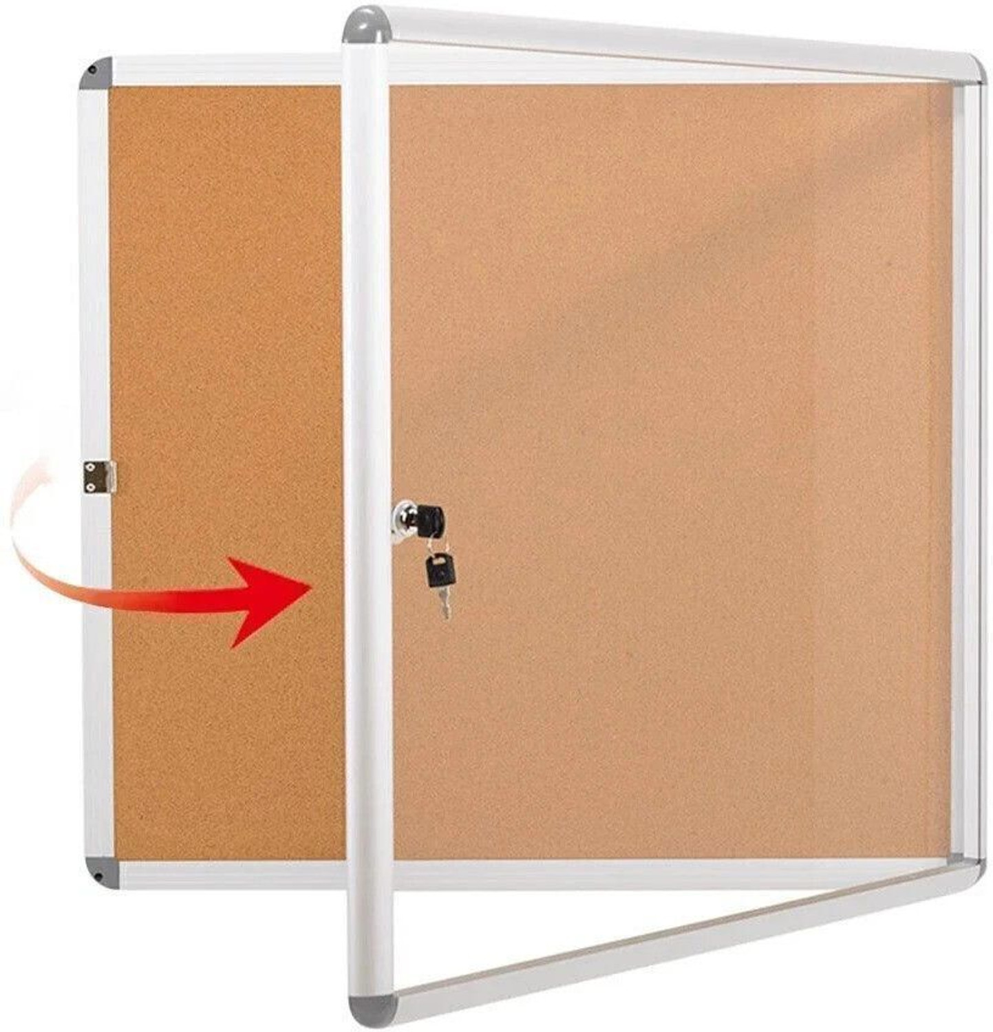 Image of GOSHU 2x3 feet Notice Board / Pin Up Display Board with 50 pins for Office and Home Notice Board (90 cm x 60 cm)