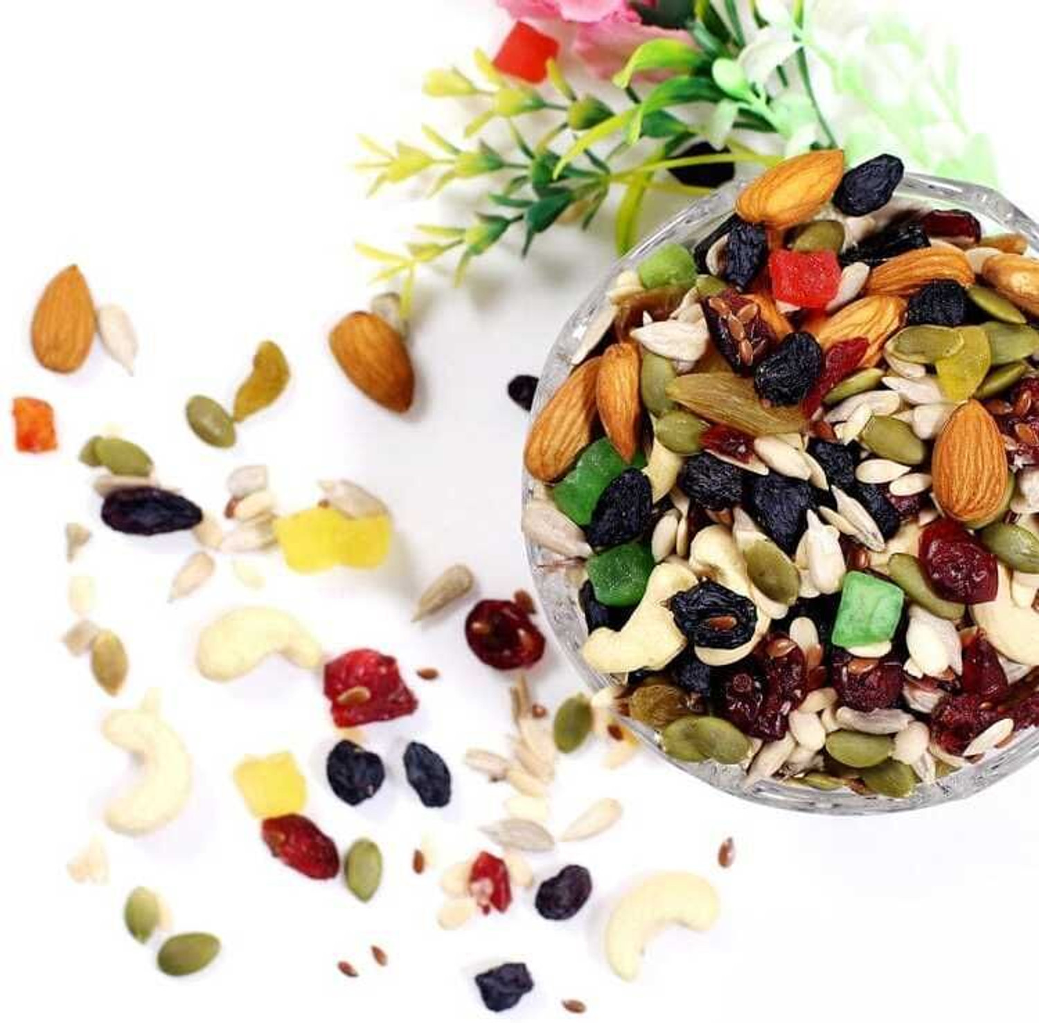 Image of GOTREY Mixed Dry Fruits Pack - 1kg (500g x 2) | Nutritious Snack with Almonds, Cashews, (1 x 1 kg)