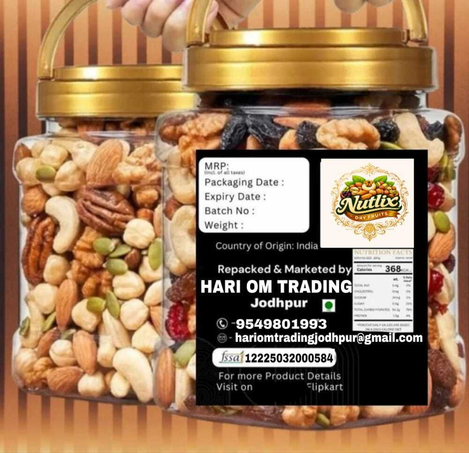 Image of Nutlix Mix dryfruits Nutmix 0H Panchmeva Dryfruits 500gm Assorted Seeds & Nuts (1 x 500 g)