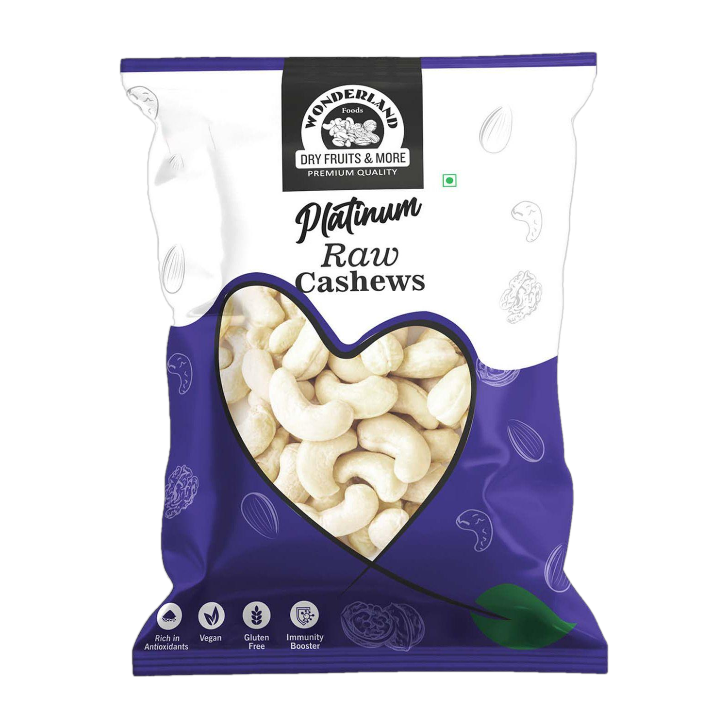 Loot: WONDERLAND Premium Raw White Cashews (1 x 1 kg) @880