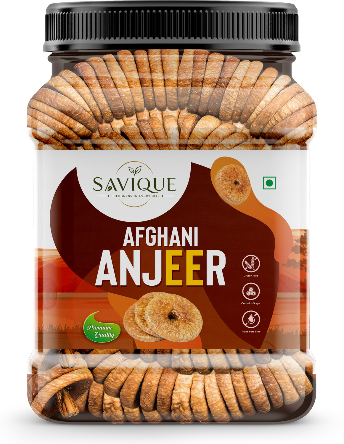 Image of Happy Harvest Anjeer Dry Fruits || Dried Figs- 1 kg-JAR Packing Figs (1 x 1000 g)
