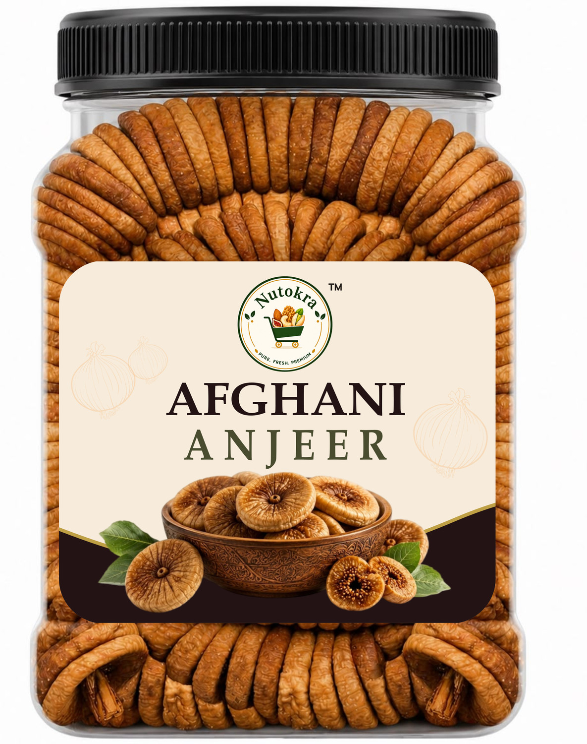 Image of Happy Harvest Anjeer Dry Fruits || Dried Figs- 1 kg-JAR Packing Figs (1 x 1000 g)