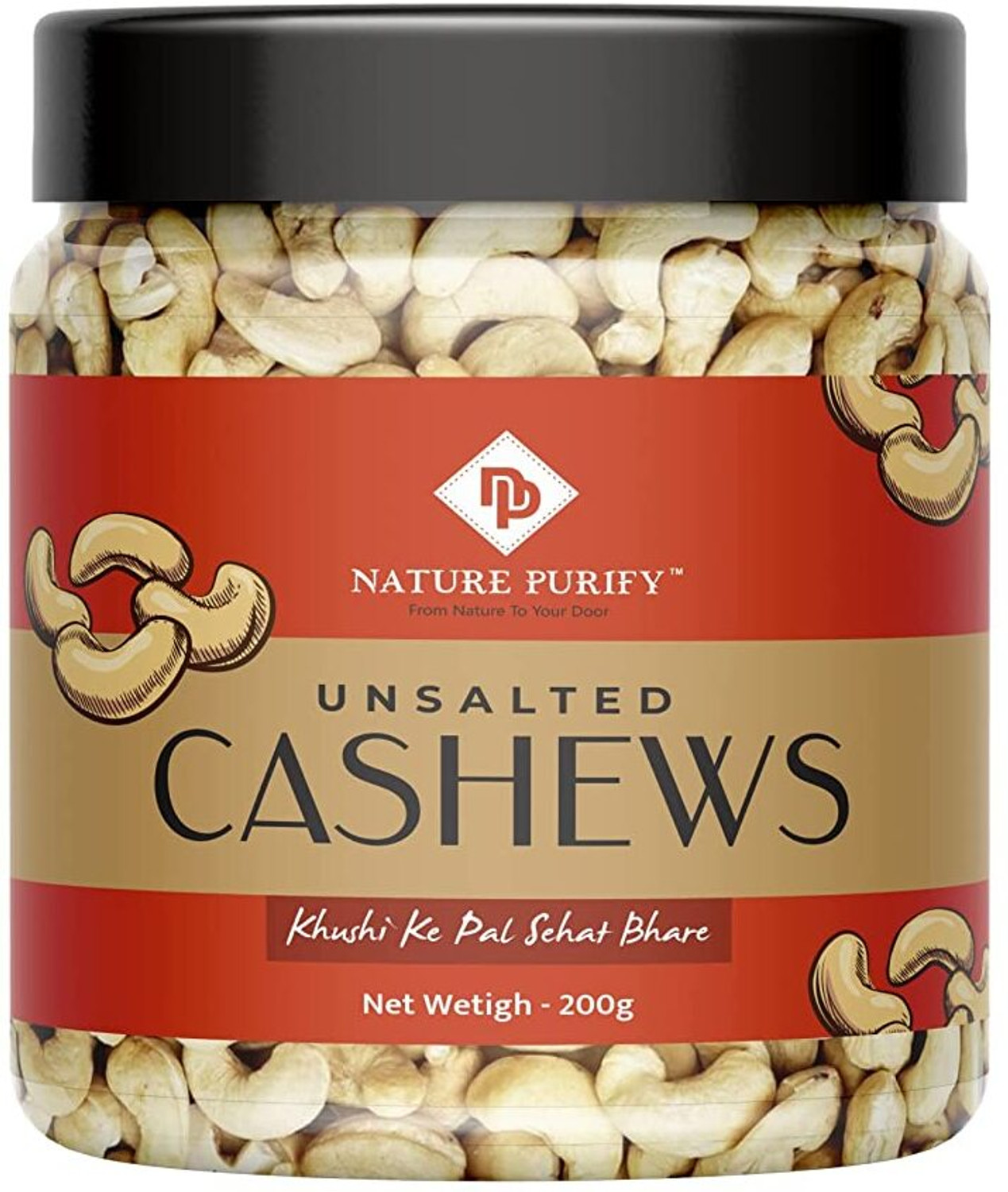 Image of Nature Purify Dry Fruit Combo (Almond + Cashew + Raisins + Apricot) - 200gm Each Almonds, Cashews, Raisins, Apricots (4 x 200 g)