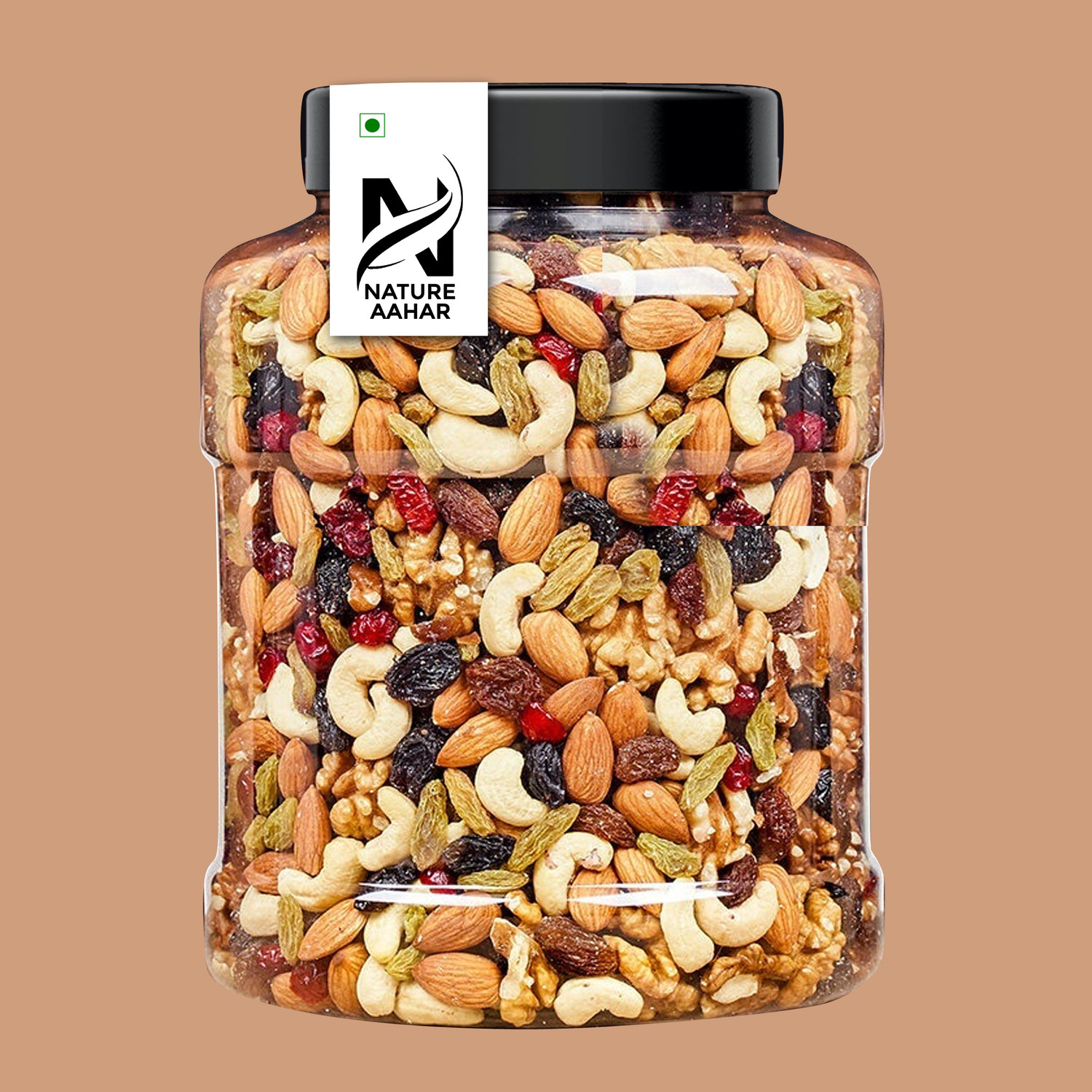 Image of Afgani Farm MIXED DRYFRUITS 1000G Almonds, Cashews, Walnuts, Figs, Pistachios, Dates, Wet Dates, Kernels, Raisins (1 x 1 kg)