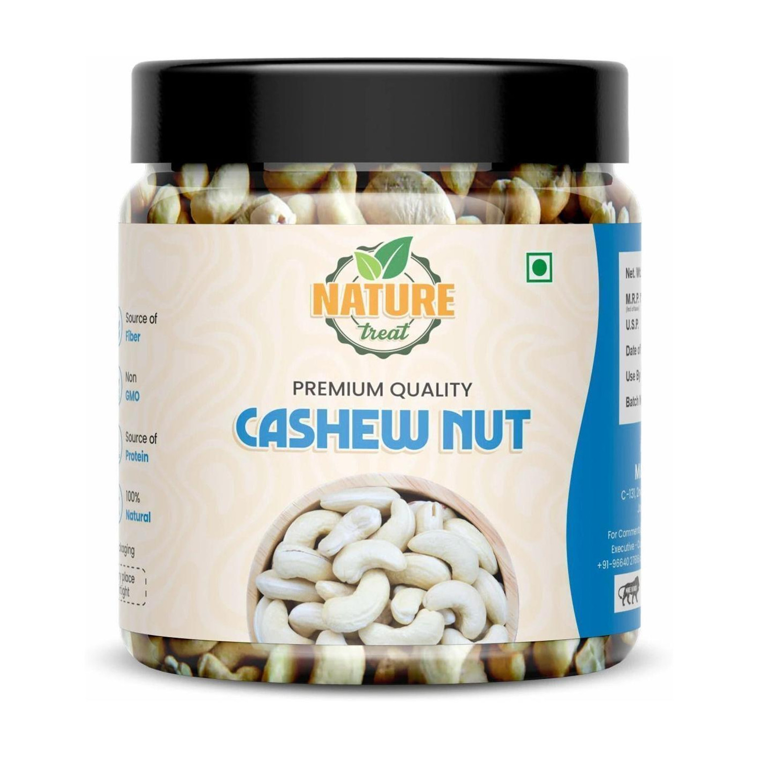 Image of Pramix Organic Whole Kaju / Dry Fruits Cashews Nuts 250gm Cashews (1 x 250 g)