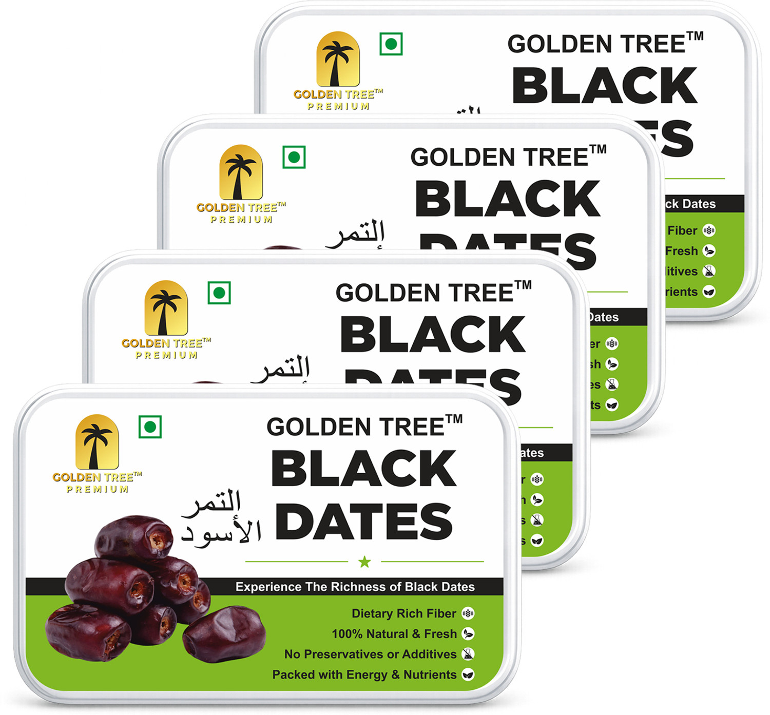 Image of Date Farm Palm Royale Dates, 100% Natural khajur, No Added Sugar, Rich in Fibre - Dry Dates (3 x 500 g)