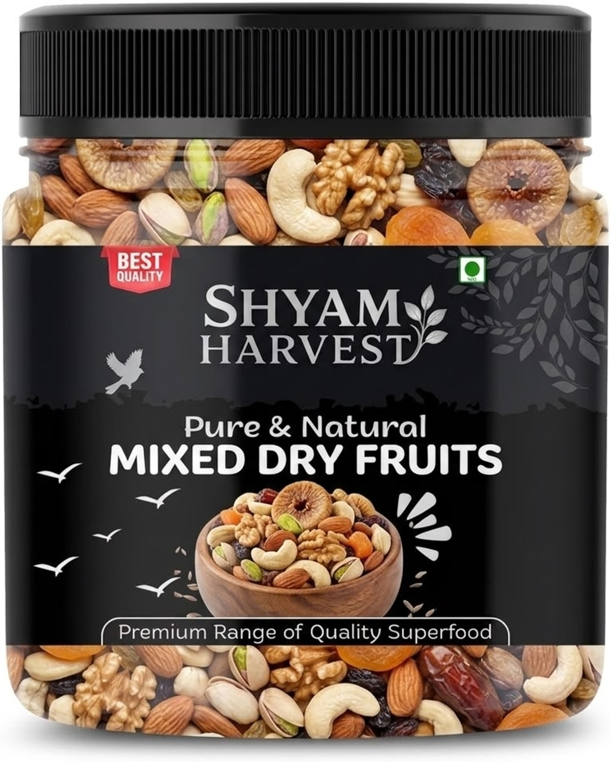 Image of SHYAM HARVEST MIX DRIED FRUITS 1KG JAR Assorted Nuts (1 x 1000 g)