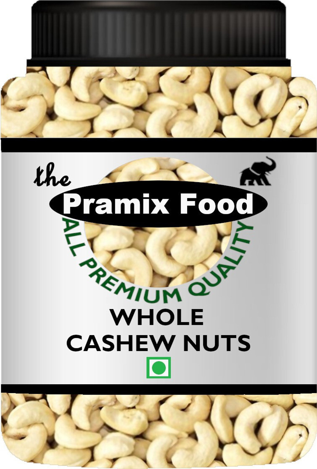 Image of Pramix Organic Whole Kaju / Dry Fruits Cashews Nuts 250gm Cashews (1 x 250 g)