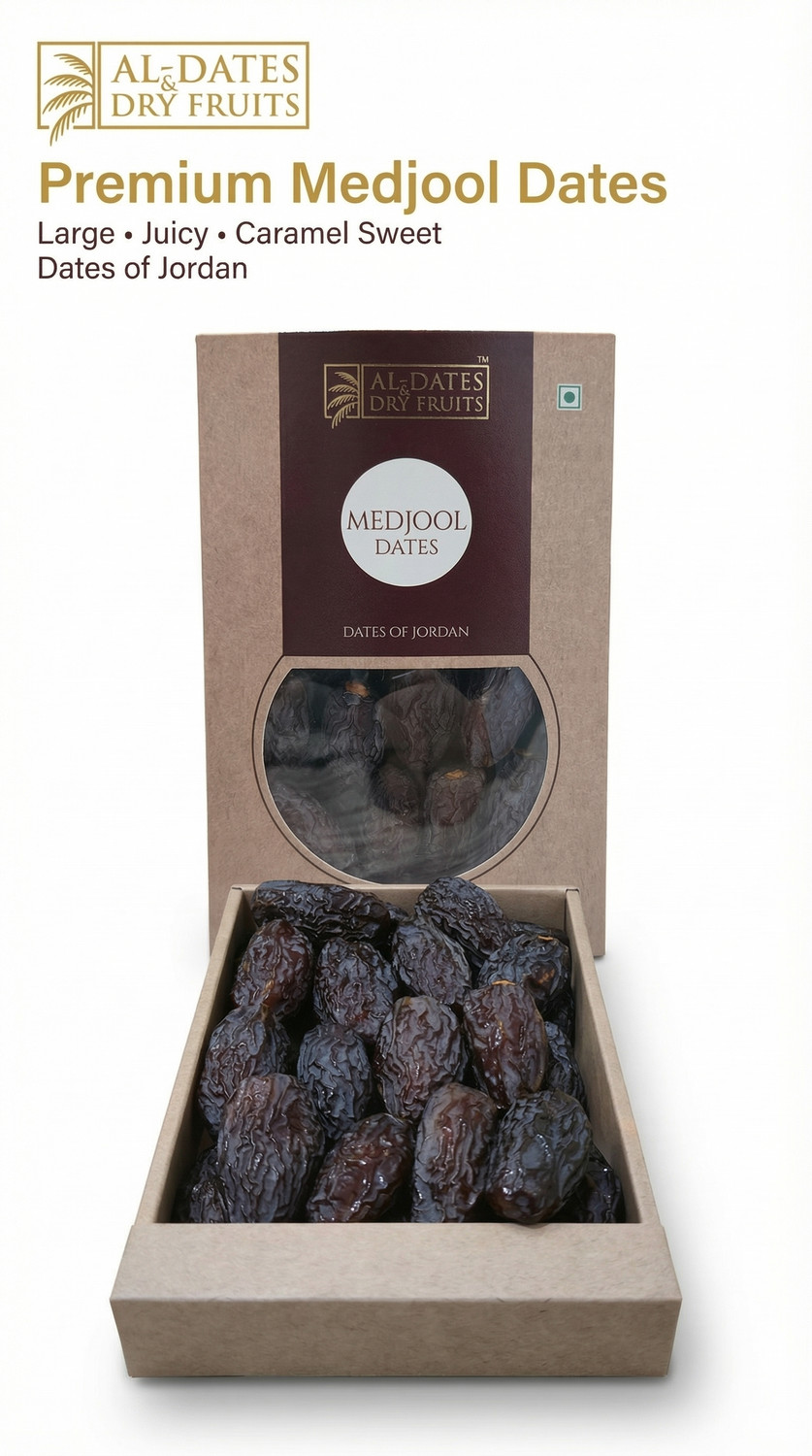 Image of Golden Tree Premium Ajwa Dates, Khajur, Khajoor, Juicy & Delicious Khajoor, Instant Energy Dry Dates (1 x 400 g)