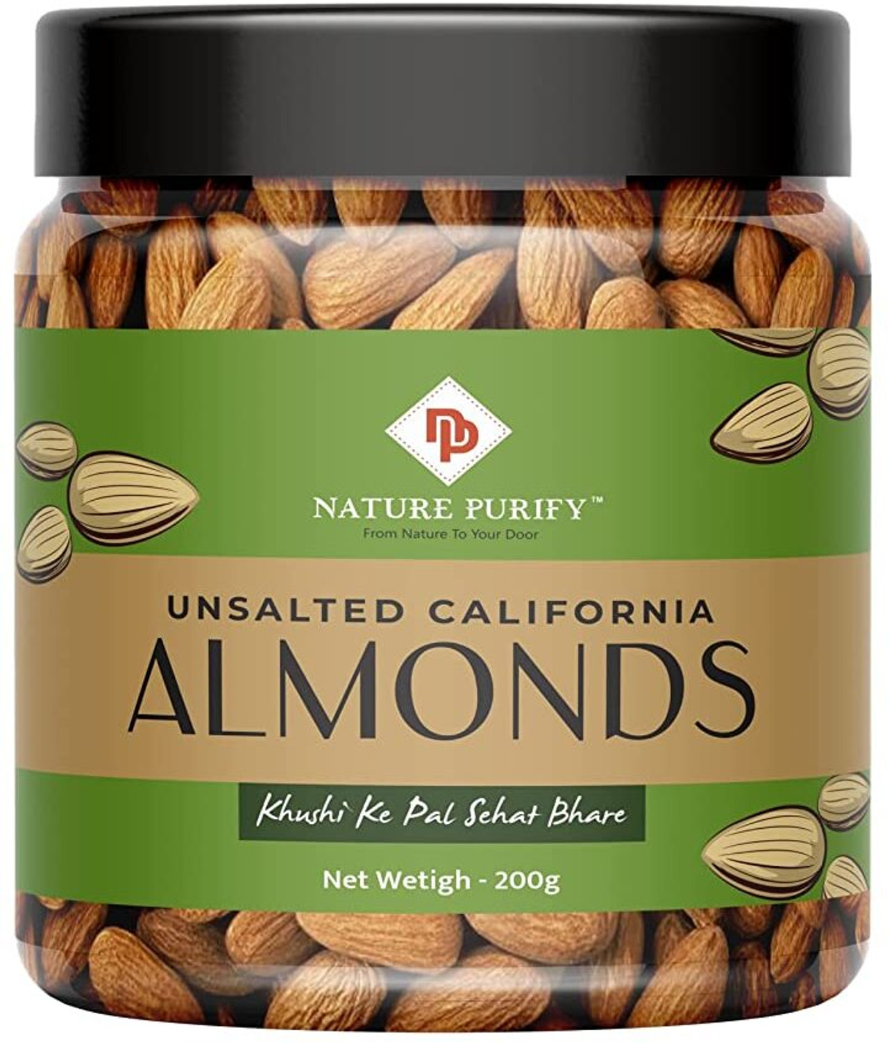 Image of Nature Purify Dry Fruit Combo (Almond + Cashew + Raisins + Apricot) - 200gm Each Almonds, Cashews, Raisins, Apricots (4 x 200 g)