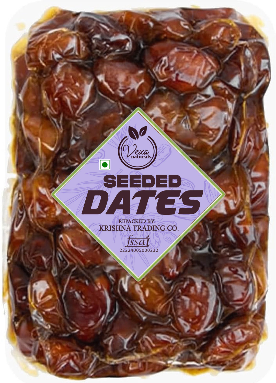 Image of Freshtige Khajur Dates with Seeds | Arabian Dates | Dry Fruit Regular Dates | Pin Khajoor (Vaccum Packing) Dates (1 x 500 g)