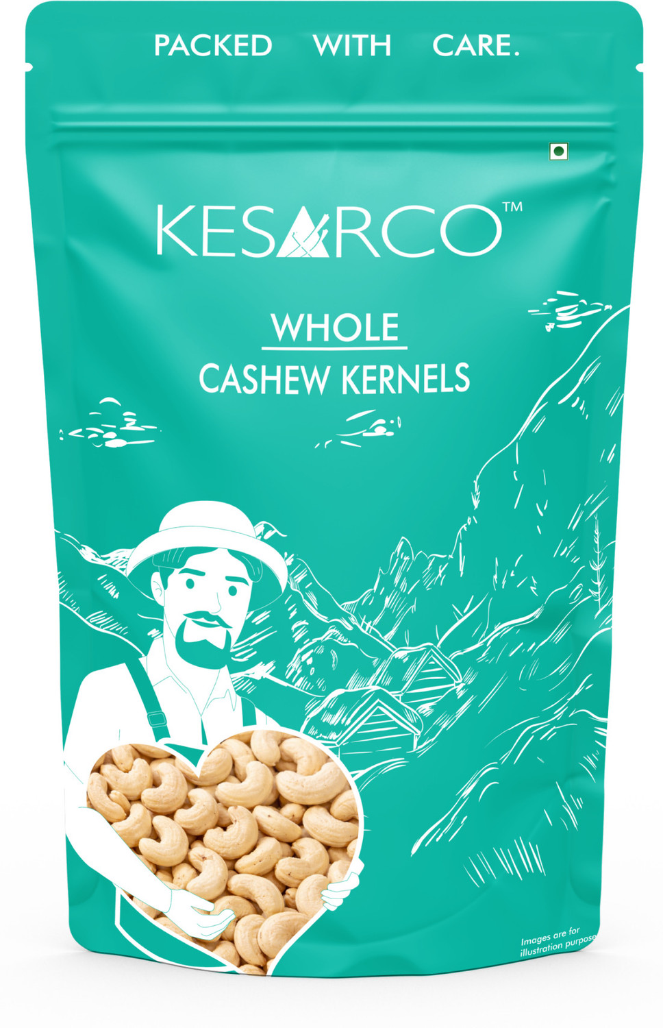 Image of ANDRAMART Plain Rosted and salted Nuts Cashews (1 x 500 g)