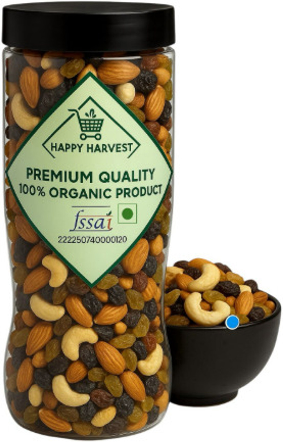 Image of SHIVAAY best premium mix dry fruits AAA quality premium dry fruits packed can Almonds, Cashews, Raisins, Apricots, Assorted Seeds & Nuts, Dates (1 x 1000 g)